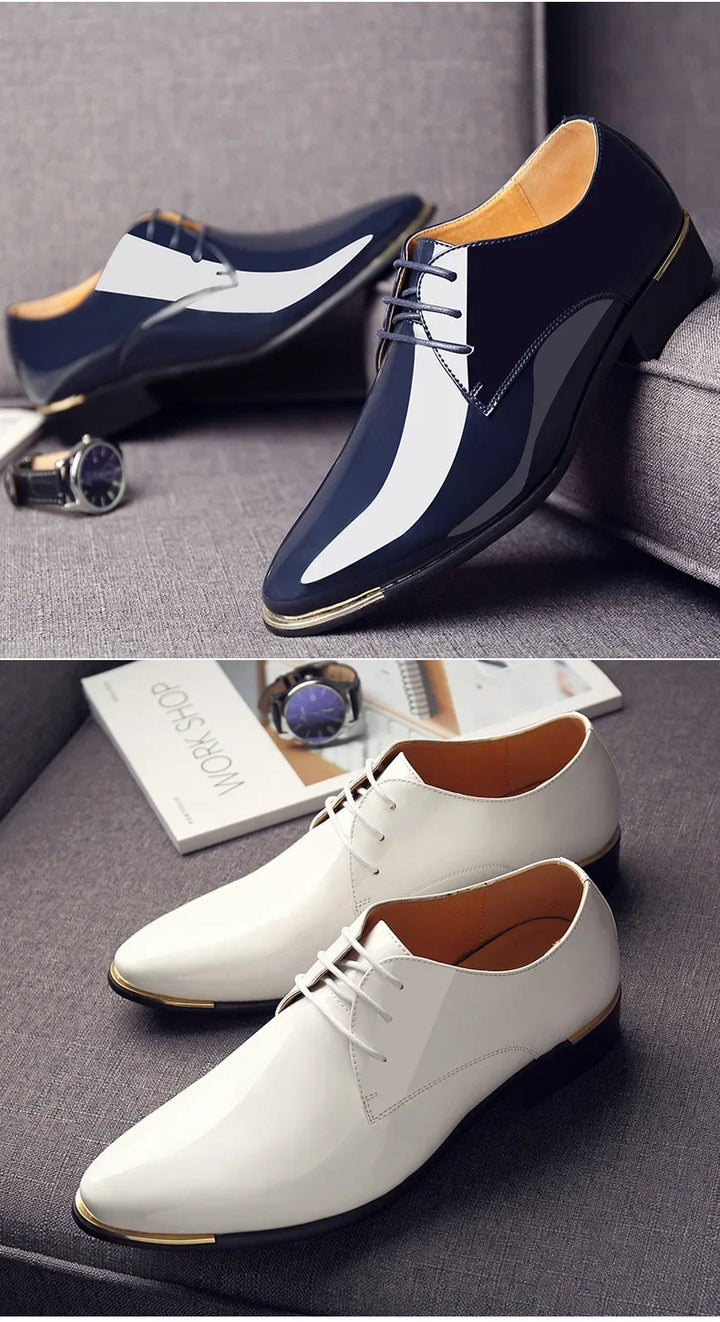 Henry™ | British Style Patent Leather Shoes for Men