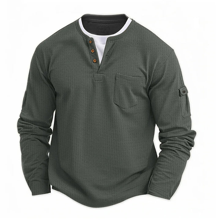 Jeremy™ | Stylish Men's Long Sleeve Shirt