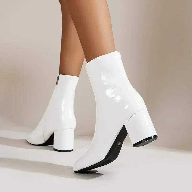 Chloe™| Liana Leather Ankle Boots