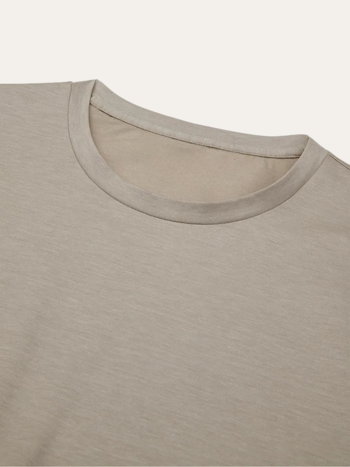 Signature Supima T-shirt – Taupe
