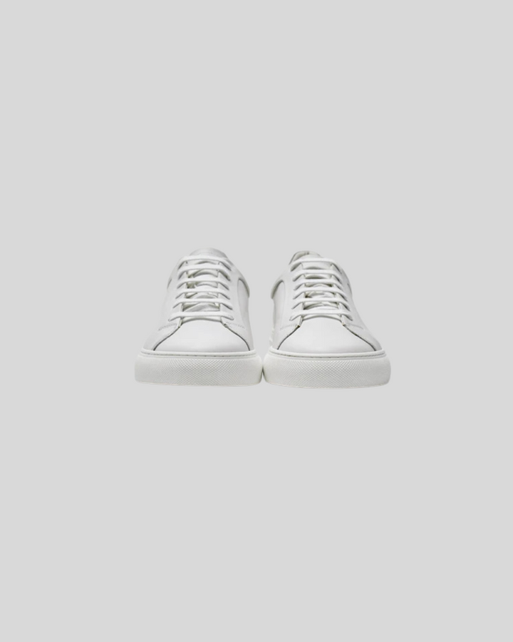 Leather Oxford Sneakers - White