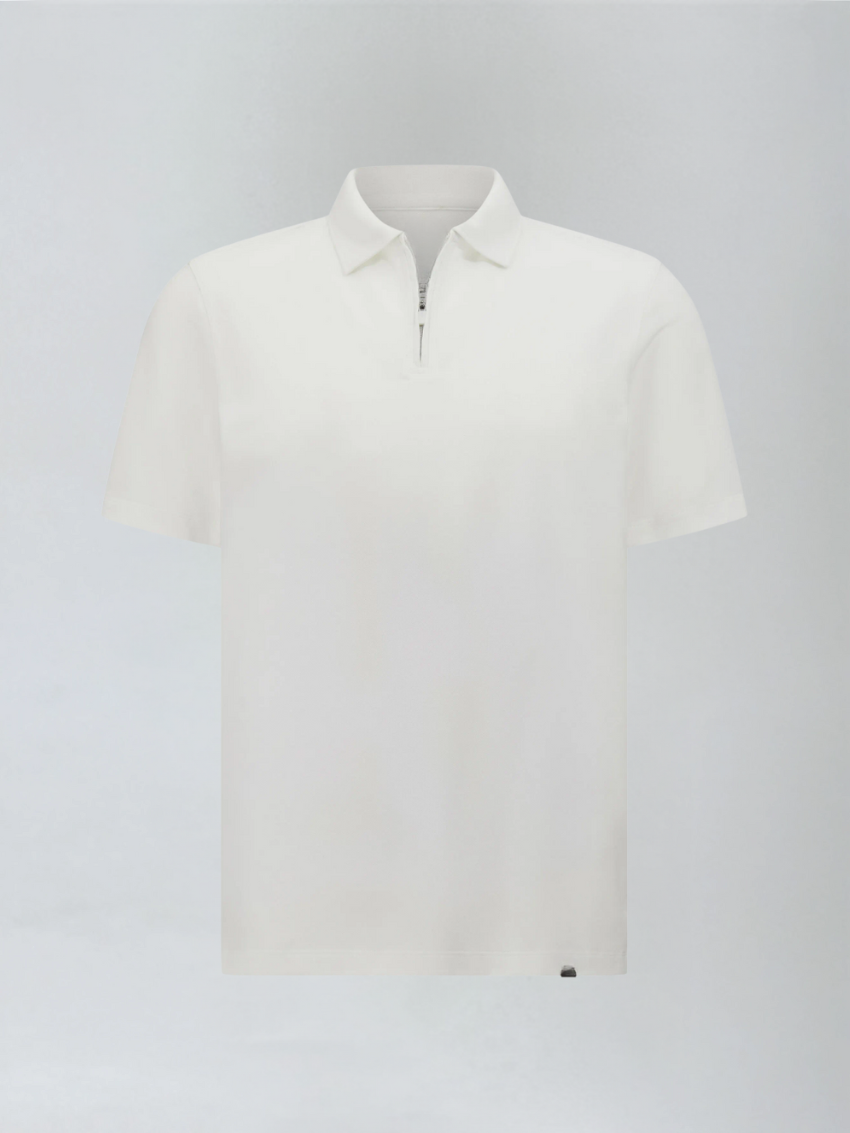 Zip Polo - White