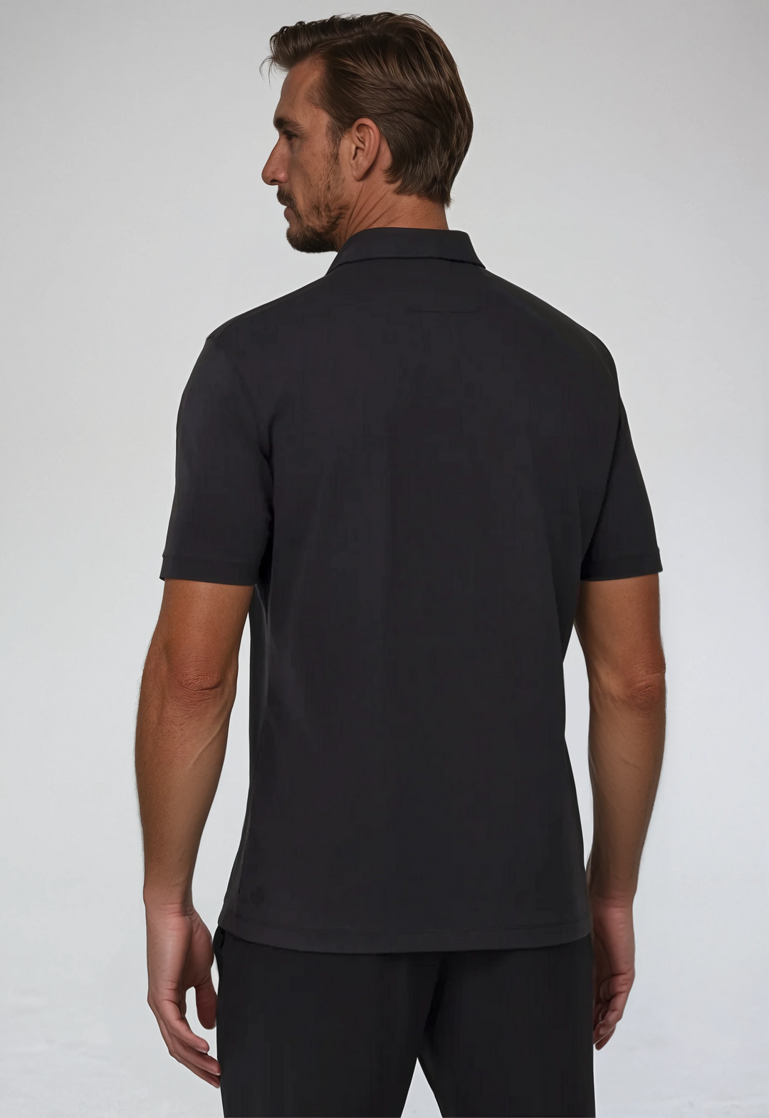 Zipper Polo - Black