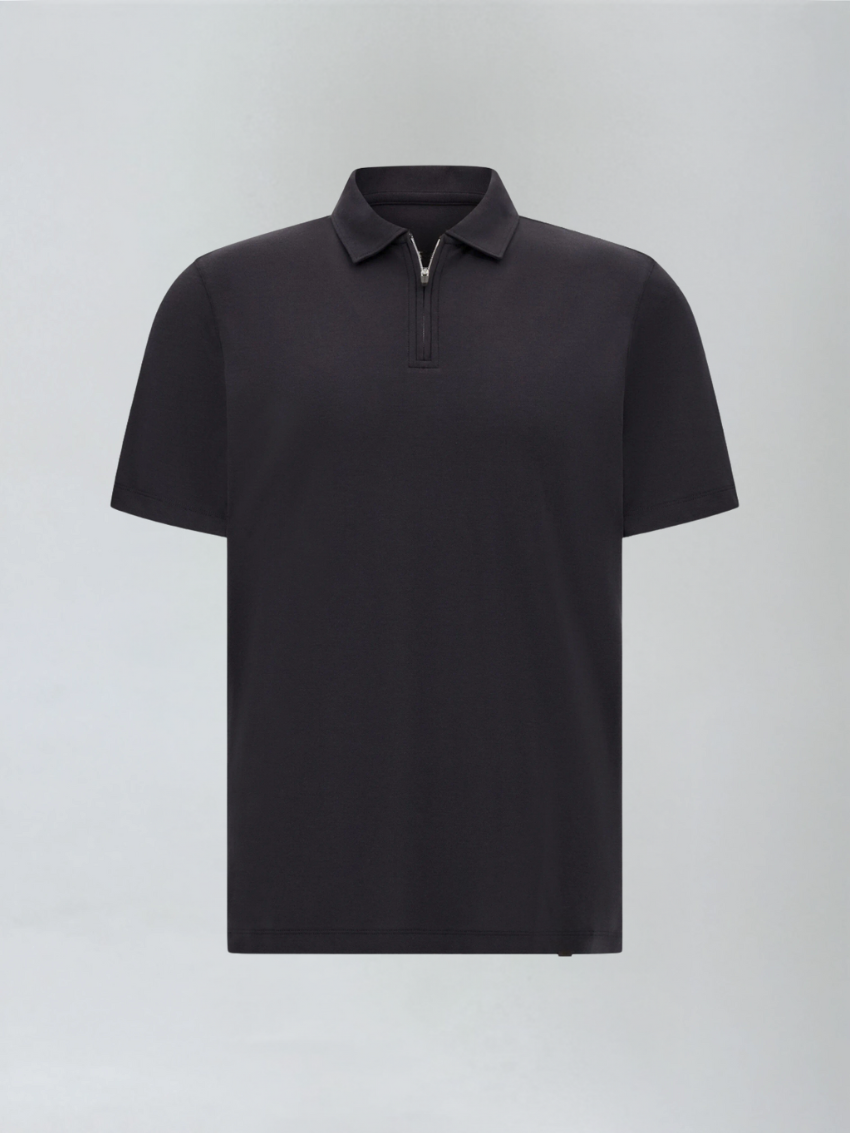 Zipper Polo - Black
