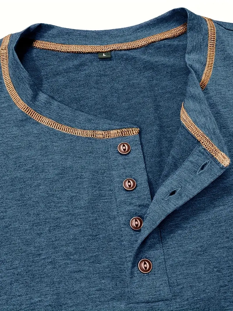 Orazio™ | Short Sleeve T-Shirt with Buttons