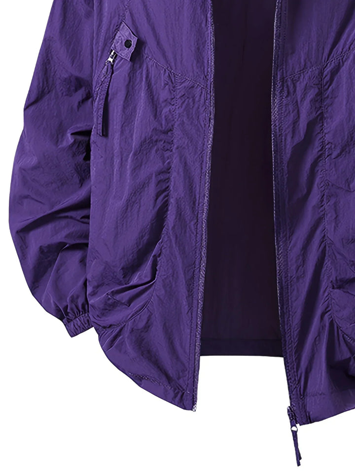 Carter™ - Outdoor Waterproof Windbreaker Jacket with Adjustable Hood