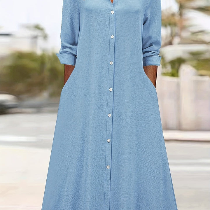 Ruby | Button-Down Chic Shirt Dress