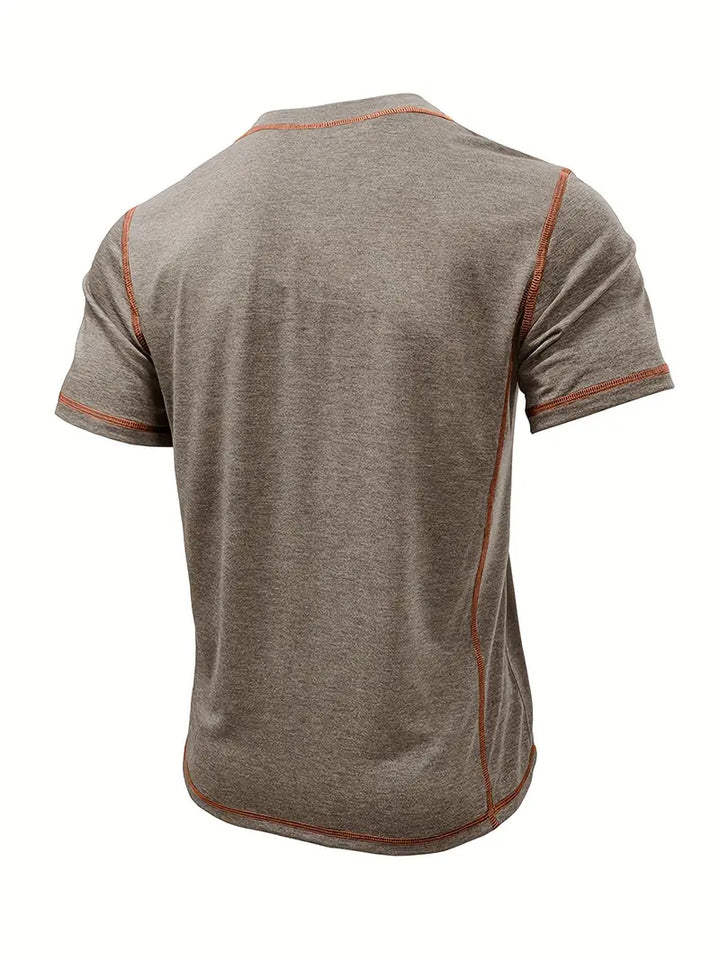 Orazio™ | Short Sleeve T-Shirt with Buttons