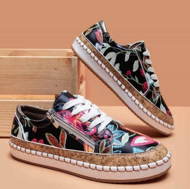 Chloe™| Oluchi Orthopedic Zipper Sneakers