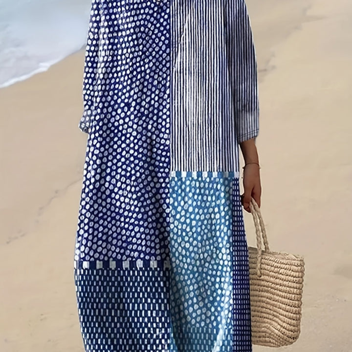 Harper | Breezy Patchwork Beach Dress