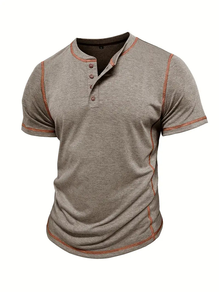 Orazio™ | Short Sleeve T-Shirt with Buttons