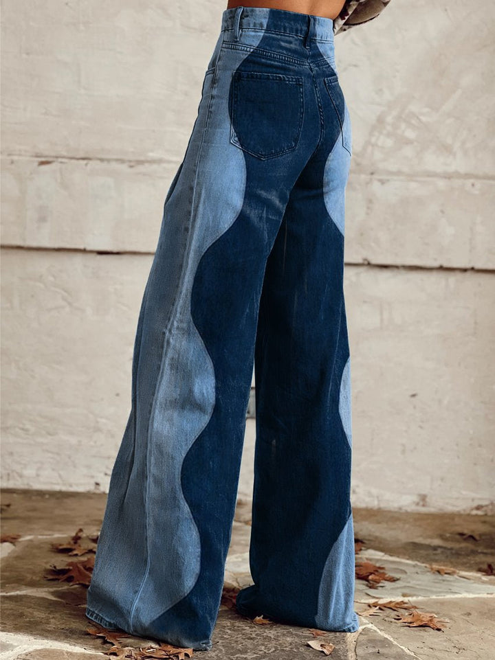 Lena | Two-Tone Sculpted pants