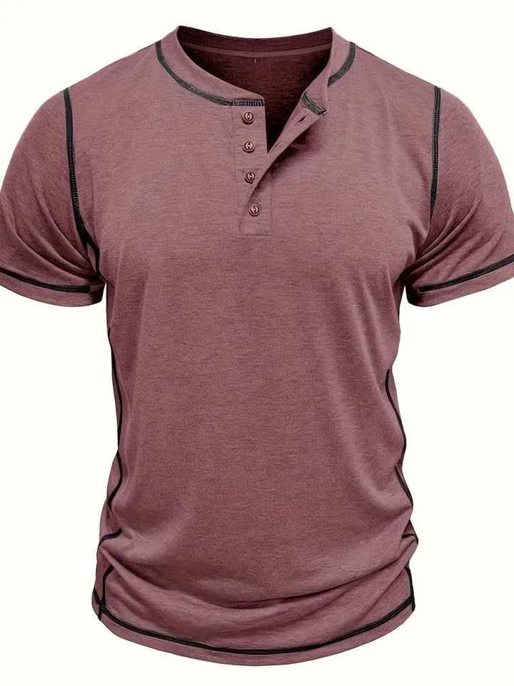 Orazio™ | Short Sleeve T-Shirt with Buttons