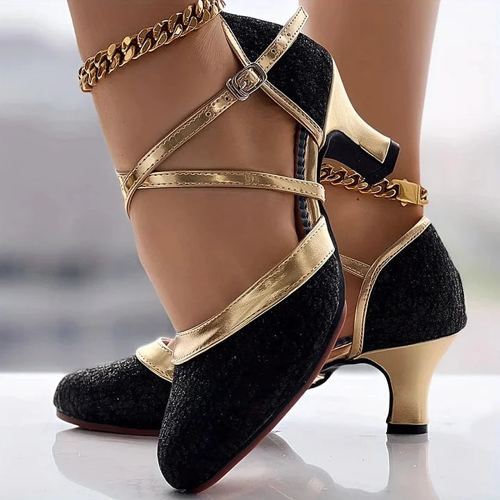 Chloe™| Thalia Chunky Heeled Sandals