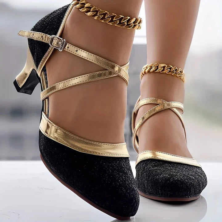 Chloe™| Thalia Chunky Heeled Sandals