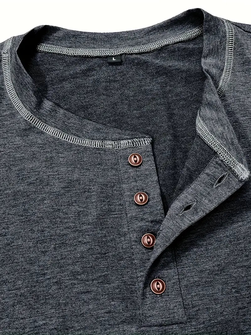 Orazio™ | Short Sleeve T-Shirt with Buttons