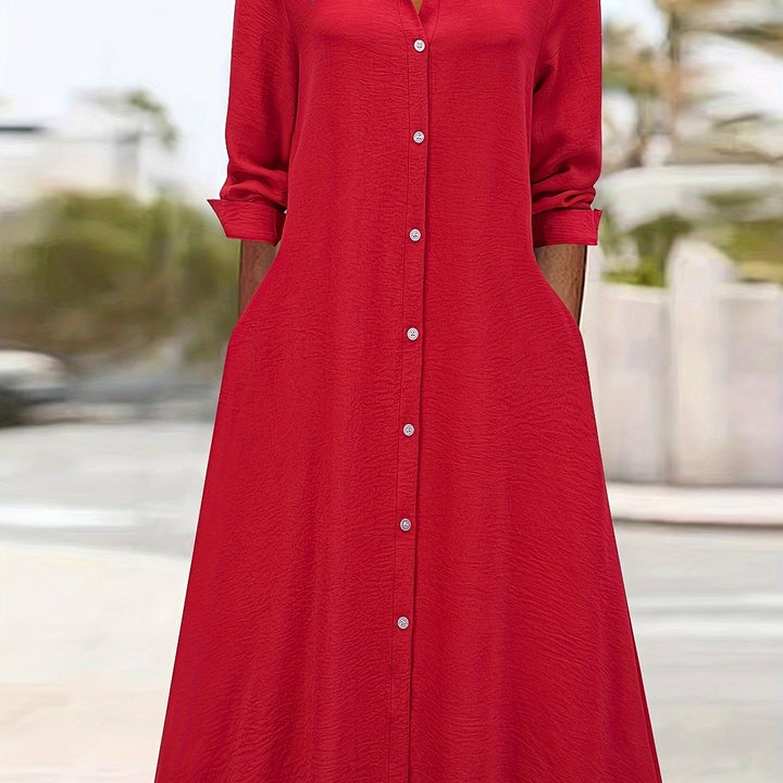 Ruby | Button-Down Chic Shirt Dress