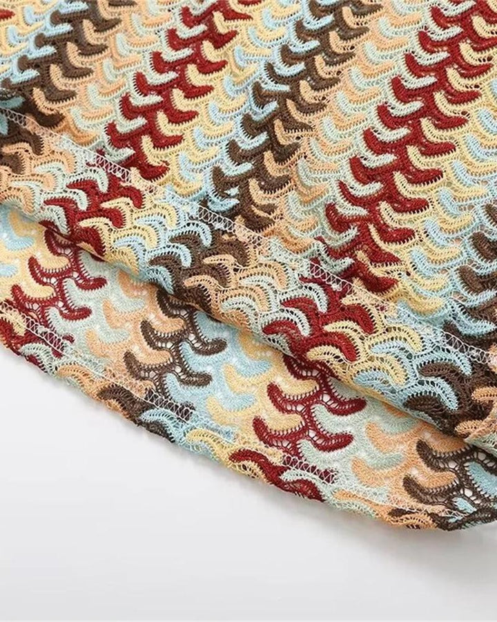 Sienna | Retro Halter-Neck Fitted Maxi Dress